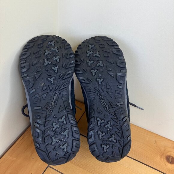 Columbia Waterproof Suede Hiking Boots OmniGrip Techlite Soles Blue Women's US 7 - Picture 5 of 6